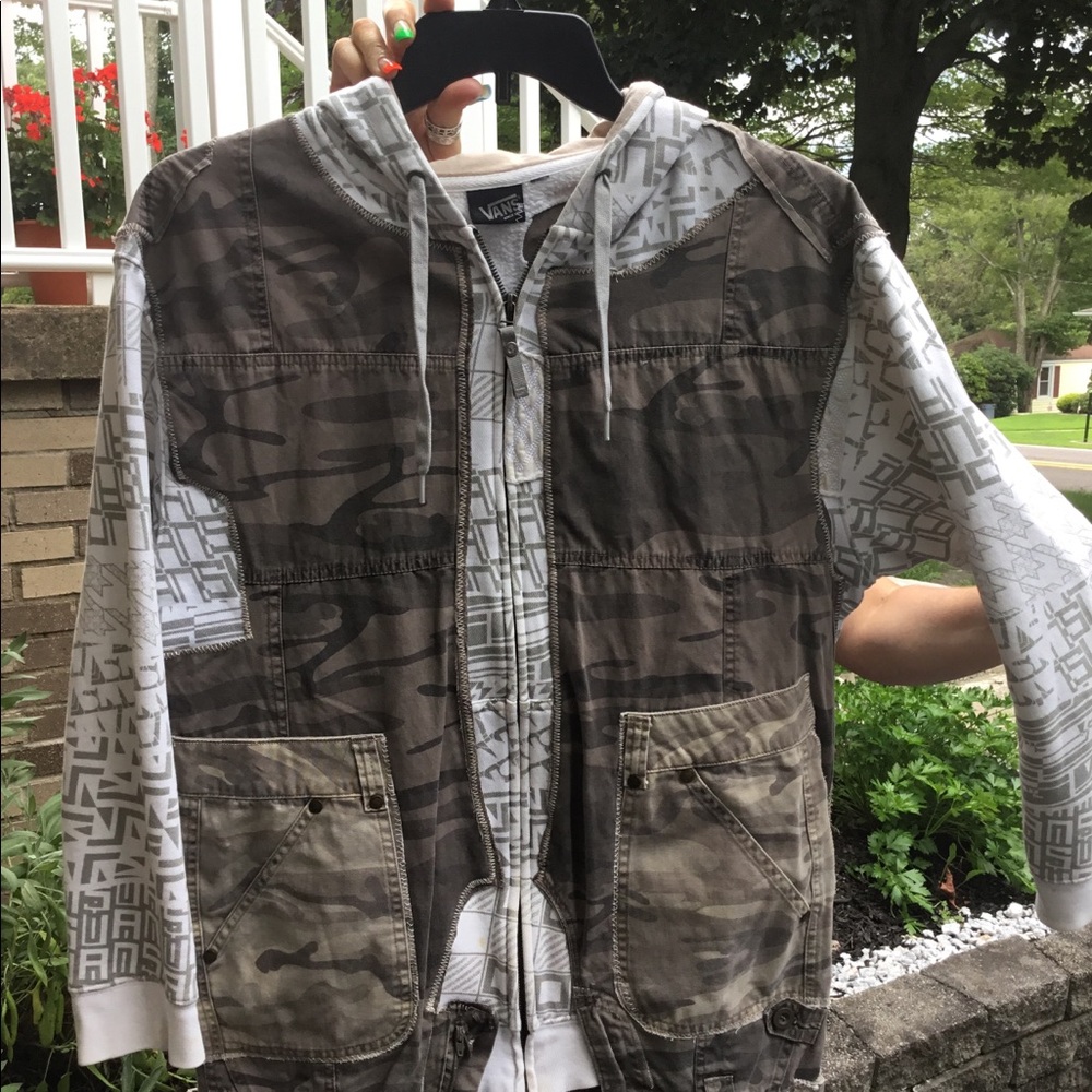 Camo/Vans Hoodie Hybrid